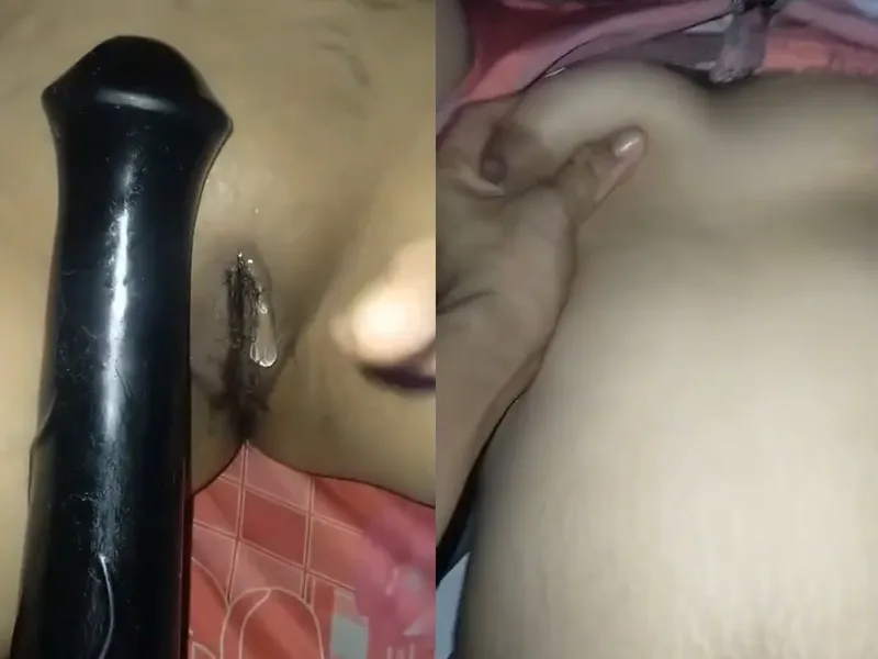 Cô bạn gái xinh tươi vú to cô bé múp móc lồn bằng sextoy cực sướng